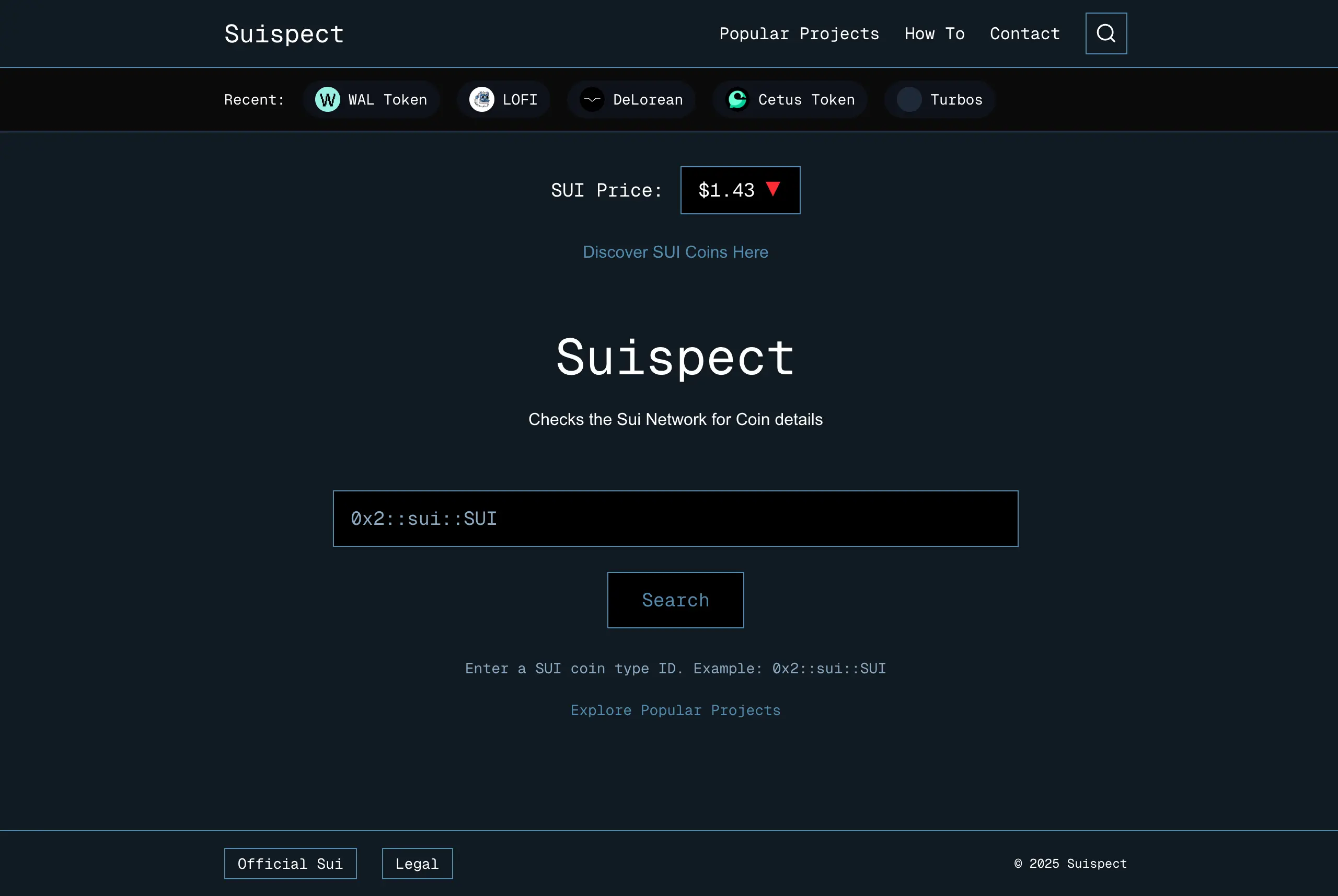 Suispect project preview